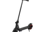 Electric Scooter 130W 16KM/H LED Light Folding Portable Riding Commuter Black