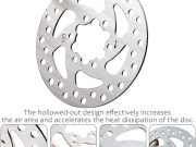 Durable Electric Scooter Brake Rotor Bike 120mm Brake Disc Replacement Parts Brake Parts Smooth, round and smooth