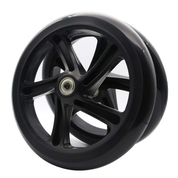 2-Pack 200mm Scooter Replacement Wheels 8-Inch Scooter Wheels for Kid Youth Adult Kick Push Scooter
